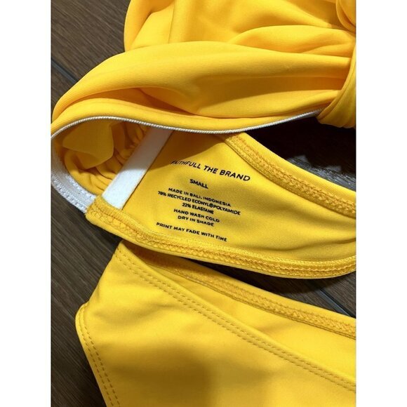 Faithfull the Brand NWT Locales Bikini Top and Dylla Bikini Bottoms Set (Sz S) - Picture 7 of 14